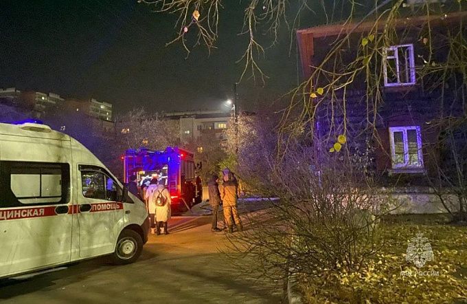 Женщина погибла на пожаре в Улан-Удэ Женщина погибла на пожаре в Улан-Удэ