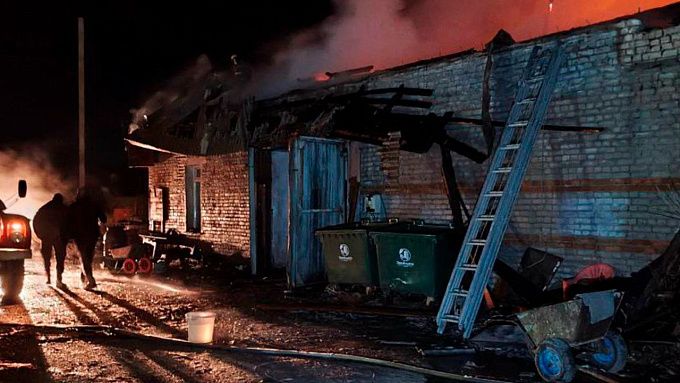 Крупный прожар произошел в районе Бурятии  Крупный прожар произошел в районе Бурятии